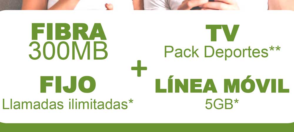 Nuevas ofertas FIBRA+MÓVIL para nuestros socios